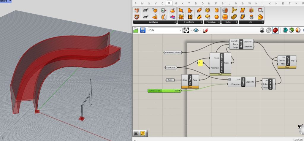 The technology behind a configurable product: a parametric grasshopper model